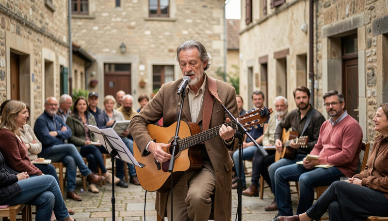 Detail numero 1 de l atelier du theatre en solo en Bourgogne, scene preparee pour le magazine Le Rideau de Bourgogne.